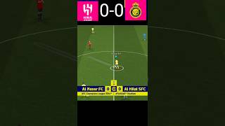 Al Nassr FCvsAl Hilal SFC✓efootball footballfood footballgamer shorts recipe ronaldoreels [upl. by Dnarb]