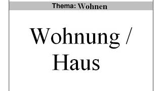 Start Deutsch 1 Sprechen Teil 2– Thema Wohnen  GoetheZertifikate A1 [upl. by Sesylu136]