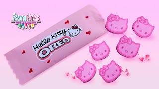 DIY  Libretitas de Galleta Hello Kitty  muy fácil 💖 [upl. by Carrew]