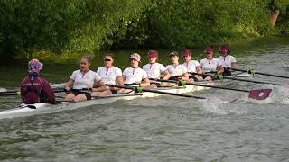 St Catharines W1 Division 1 Wednesday Cambridge May Bumps 2024 slow motion [upl. by Josiah405]