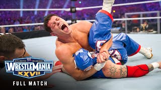 FULL MATCH — Rey Mysterio vs Cody Rhodes WrestleMania XXVII [upl. by Stevenson]