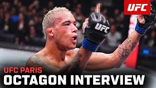 Bryan Battle Octagon Interview  UFC Paris [upl. by Brigit945]