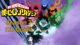 My Hero Academia Season 7 2024 Kill Count [upl. by Just]