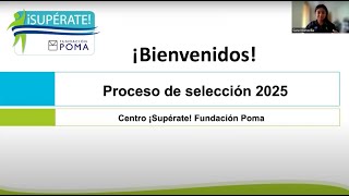 Proceso de selección ¡Supérate Fundación Poma 2025 [upl. by Hauck431]