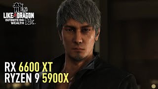 Like a Dragon Infinite Wealth  RX 6600 XT  FSR3  Frame Generation  Benchmark [upl. by Bathulda455]