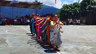 Dance on Vande Mataram  Emrs Gangyap Sikkim [upl. by Cohligan]