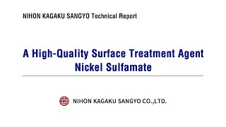 Nickel Sulfamate [upl. by Bellanca185]