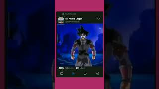 Goku Ultra Instinct vs black Goku Super Saiyandragonballzdbdbzshorts [upl. by Lonyer]