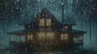 Rain Sound with Thunder SoundsㅣHeavy Rain for Sleep Study and Relaxation Meditation [upl. by Acinorav]