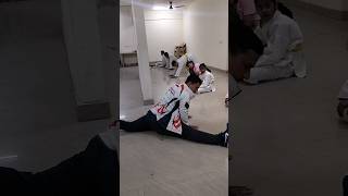 Warm up Kàrate side starching tutorial sensei dev Giri  short [upl. by Bryana425]