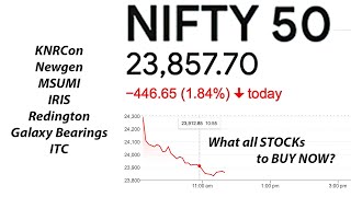 Major Market Fall  Best Stocks Entry Levels  My Comfortable Buying Points After Nifty’s 18 Drop [upl. by Torp]