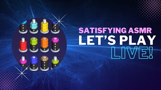 ✨ASMR Live 🌈Lets Sort Colorful Bolt and Nuts🔩⚫️ [upl. by Krystalle]