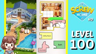 Screw Home Level 100 Solution Walkthrough [upl. by Ahsiekal]