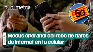 Modus operandi del robo de datos en tu celular pierdes más del 50 [upl. by Hallock315]