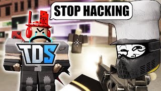 TROLLING THE OWNER OF TDS rage quits  ROBLOX [upl. by Fairleigh]