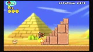 NEWスーパーマリオブラザーズ Wii 無限1UP Super Mario Bros Unlimited 1ups [upl. by Anelam132]