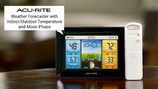 AcuRite Weather Forecaster with Temperature and Humidity Product Features [upl. by Chariot]