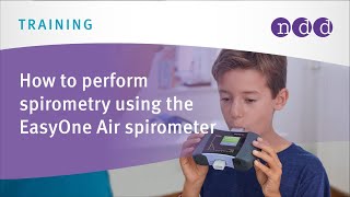 Spirometry training How to perform spirometry using the EasyOne Air [upl. by Ruberta796]