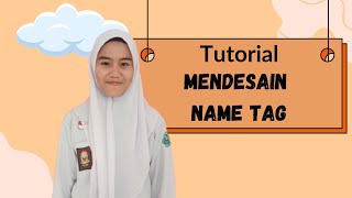 TUTORIAL DESAIN NAME TAG DI COREL DRAW [upl. by Antone]