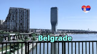 Belgrade Serbia 🇷🇸 Nikola Tesla Airport by No72 Bus to Belgrade City Center Serbia 4K [upl. by Farrand]