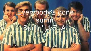 Beach Boys Surfin USA Lyrics [upl. by Annaoy]