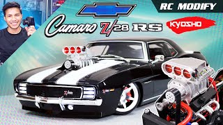 RC Modify 37  Mod 1969 Camaro With V8 Supercharger Engine  RC Car [upl. by Theis878]