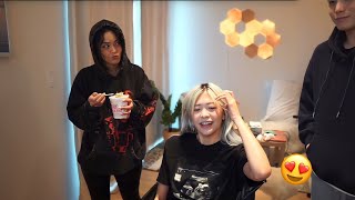 Valkyrae and Sykkuno enter Miyoung’s Stream [upl. by Humfrid]