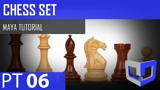 Maya 2018 Tutorial  Chess Set  Queen PT6 [upl. by Anderegg]