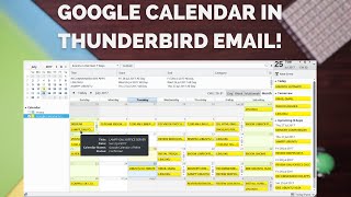 How to add Google Calendar to Thunderbird Email [upl. by Chico]