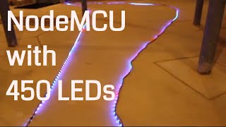 NodeMCU Kube LED Controller  Long LED Strip Considerations [upl. by Lirrad]