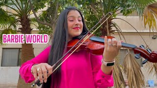 Barbie World with Aqua  Nicki Minaj Ice Spice  Violin Cover by Alanis Fariñas [upl. by Anaehr]