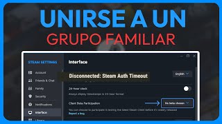 Cómo Unirse A Un Grupo Familiar De Steam  Guía Completa 2024 [upl. by Laicram594]