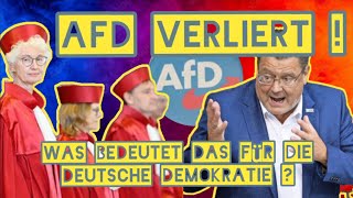 AfD verliert vor dem Verfassungsgericht Was bedeutet das für die Demokratie [upl. by Yaya]