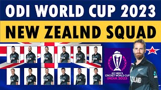 World Cup 2023 New Zealand Squad New Zealand squad for World Cup 2023 [upl. by Dlorag27]