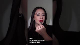 Le Rouge Interdit Intense Silk💄 [upl. by Delorenzo]