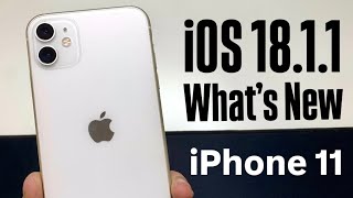 iPhone 11 New Update iOS 1811  Whats New iPhone 11 iOS 1811 Features [upl. by Aikemahs]