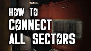 How to Connect All Sectors in Vault 88  Vaulttec Workshop  Fallout 4 [upl. by Alekim2]