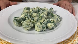 Gnudi Gnocchi Ricotta ed Erbette o Spinaci [upl. by Nivla968]