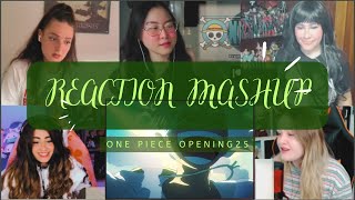 One Piece Opening 25 Reaction Mashup [upl. by Furie418]