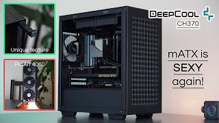 Deepcool CH370 review  The best micro ATX PC case [upl. by Gerdi226]