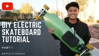 How to Build a Dual Drive Electric Skateboard 10s5p Evolve All Terrain Tires [upl. by Gnuhn]