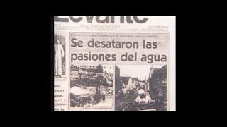 Pego y Oliva contra Denia La guerra del agua 1984 [upl. by Bennir12]