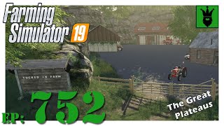 Lets play FS19 The Great Plateaus with KustJidding  Episode 752 [upl. by Atlante]