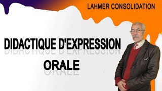 Didactique de lexpression orale 3ème année primaire 2ème séance [upl. by Seavey935]