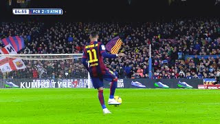 Neymar vs Atletico Madrid Home 1415  English Commentary HD [upl. by Ludovick]