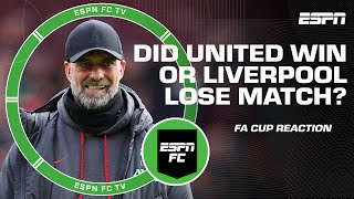 Liverpool only have themselves to blame for loss to Manchester United – Burley  ESPN FC [upl. by Aleemaj]