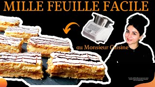 mille feuille facile au monsieur cuisine connect mon secret pour avoir un mille feuille parfait [upl. by Minsk462]