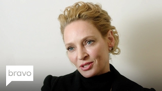 Imposters Uma Thurman Breaks Down Her Imposters Character Season 1  Bravo [upl. by Icnan429]