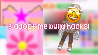 3 adopt me build hacks [upl. by Wiley]