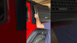 Rear Side Window MOLLE Panel for Jeep Wrangler JL [upl. by Wat]